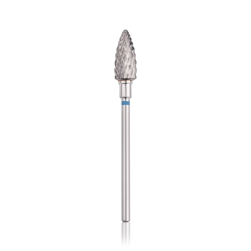 Capăt freza Tungsten Carbide HEAD con, albastru, L-14,0 mm, Ø6,0 mm Capăt freza Tungsten Carbide HEAD con, albastru, L-14,0 mm, Ø6,0 mm